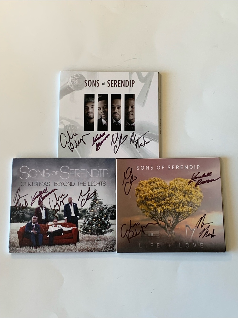 3 Autographed Sons of Serendip CDs - Signed Bundle - AGT Finalists